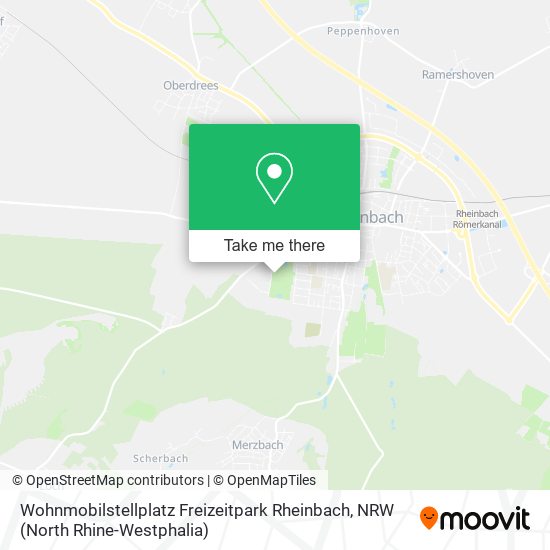 Wohnmobilstellplatz Freizeitpark Rheinbach map
