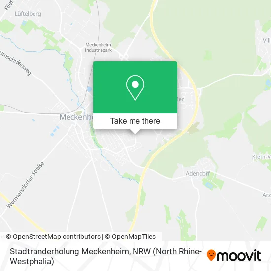 Карта Stadtranderholung Meckenheim