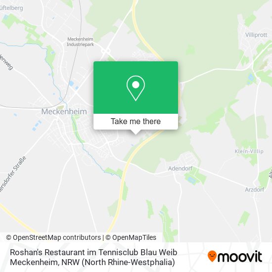 Roshan's Restaurant im Tennisclub Blau Weib Meckenheim map