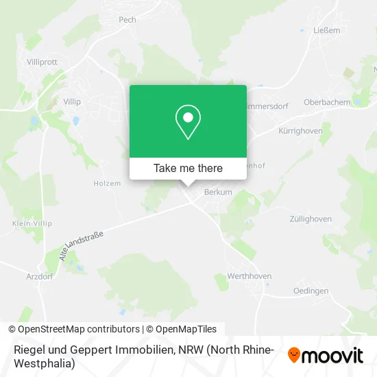 Riegel und Geppert Immobilien map