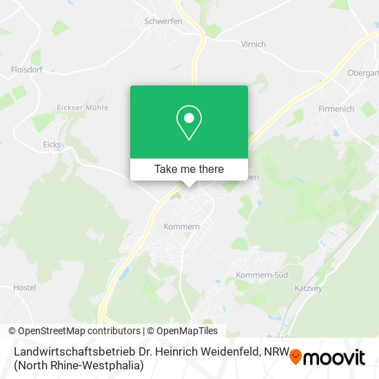 Landwirtschaftsbetrieb Dr. Heinrich Weidenfeld map