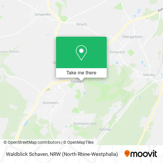 Waldblick Schaven map
