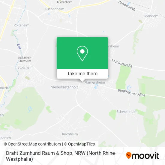 Карта Draht Zumhund Raum & Shop