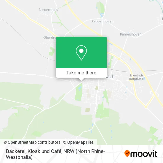 Карта Bäckerei, Kiosk und Café