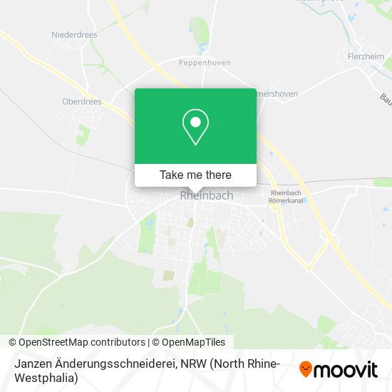 Janzen Änderungsschneiderei map