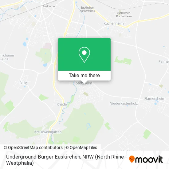 Карта Underground Burger Euskirchen