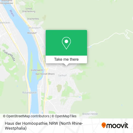 Карта Haus der Homöopathie