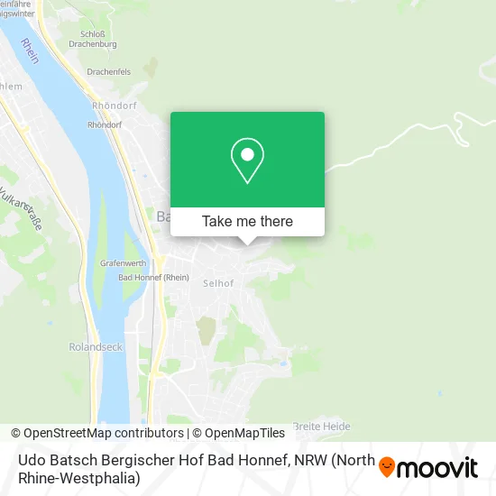 Карта Udo Batsch Bergischer Hof Bad Honnef