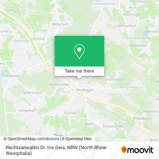 Rechtsanwältin Dr. Iris Geis map