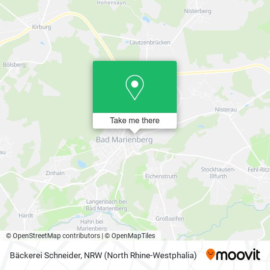 Bäckerei Schneider map
