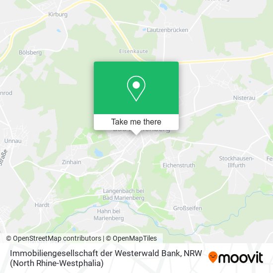 Immobiliengesellschaft der Westerwald Bank map