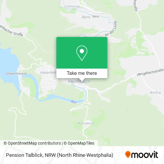 Pension Talblick map