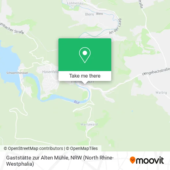 Карта Gaststätte zur Alten Mühle