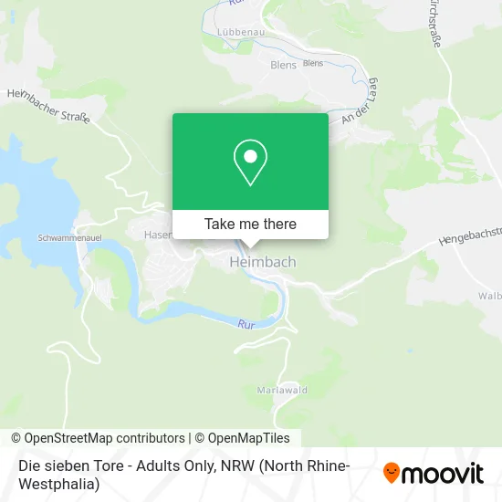 Карта Die sieben Tore - Adults Only
