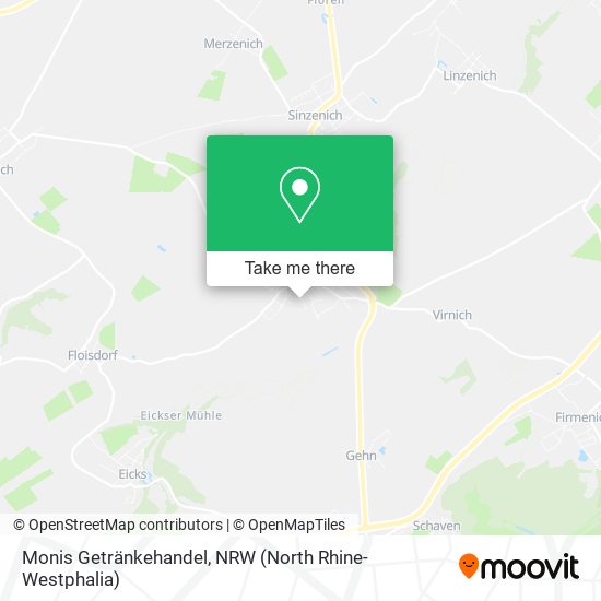 Monis Getränkehandel map