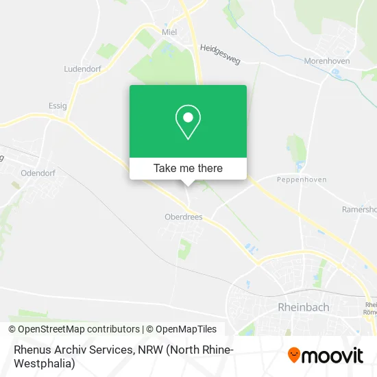 Карта Rhenus Archiv Services