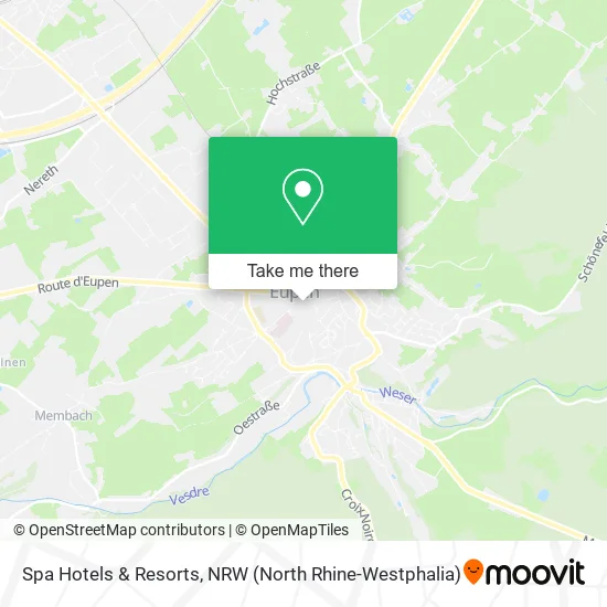 Spa Hotels & Resorts map