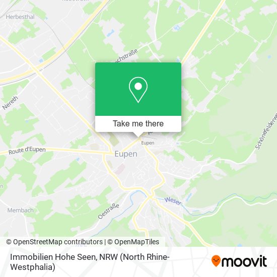 Immobilien Hohe Seen map