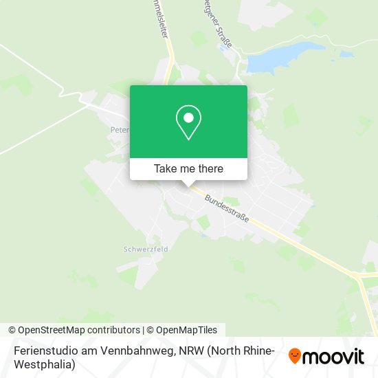 Ferienstudio am Vennbahnweg map