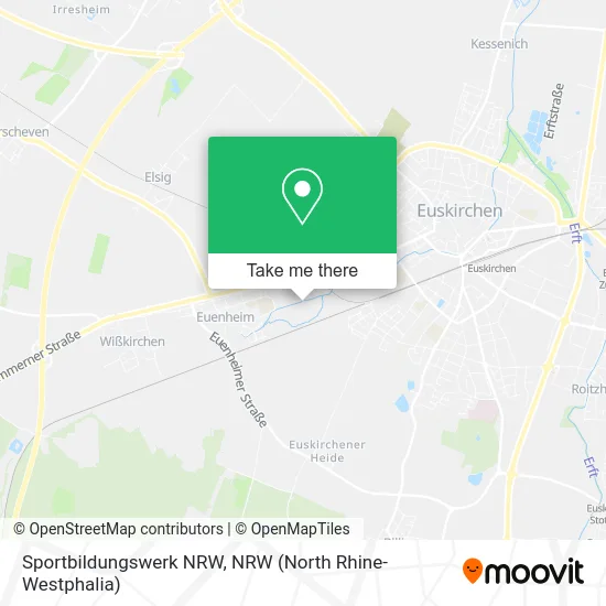 Sportbildungswerk NRW map