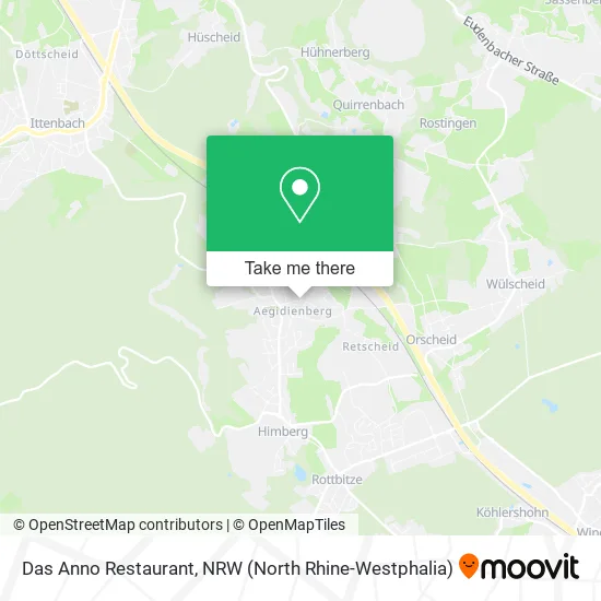 Карта Das Anno Restaurant