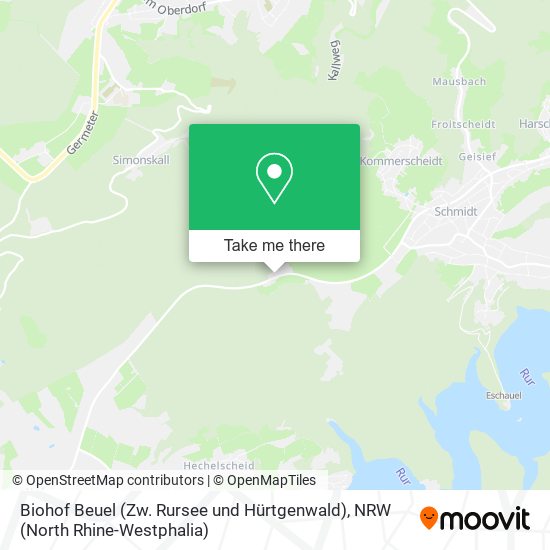Biohof Beuel (Zw. Rursee und Hürtgenwald) map