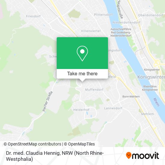 Dr. med. Claudia Hennig map