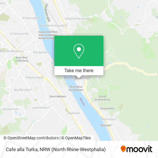 Карта Cafe alla Turka