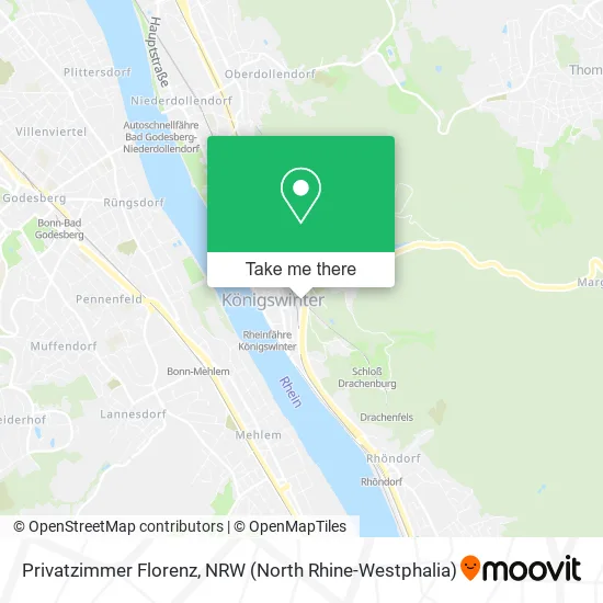 Карта Privatzimmer Florenz