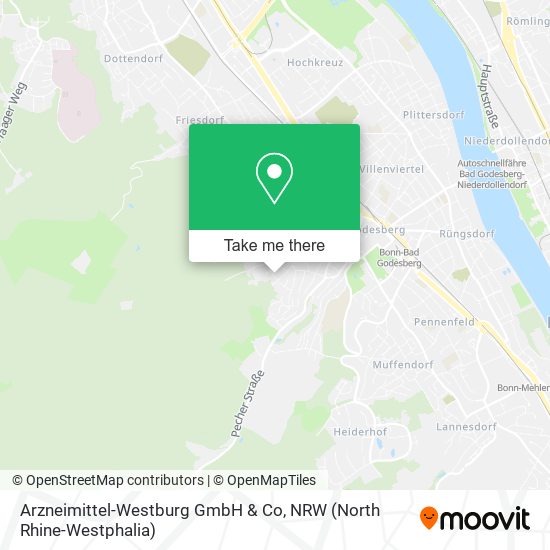 Arzneimittel-Westburg GmbH & Co map