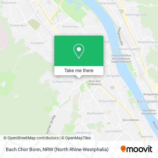 Bach Chor Bonn map