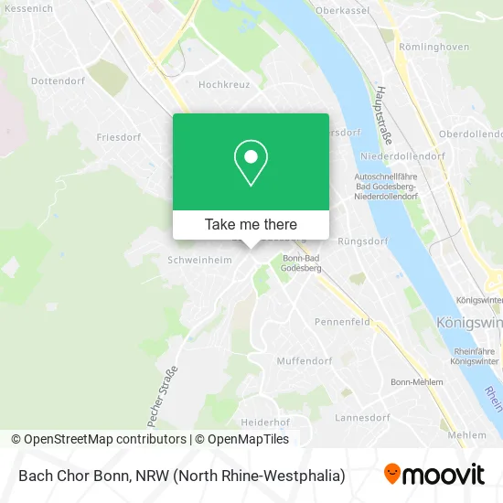 Bach Chor Bonn map