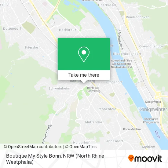 Boutique My Style Bonn map