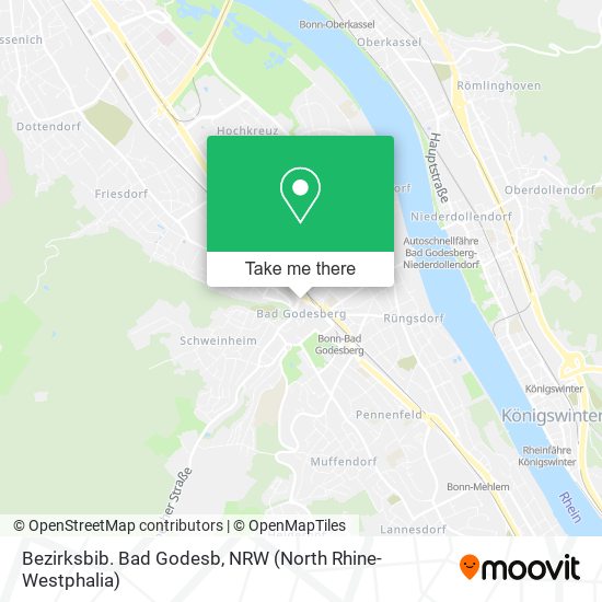 Bezirksbib. Bad Godesb map