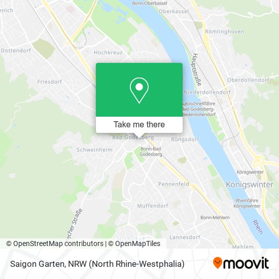 Карта Saigon Garten