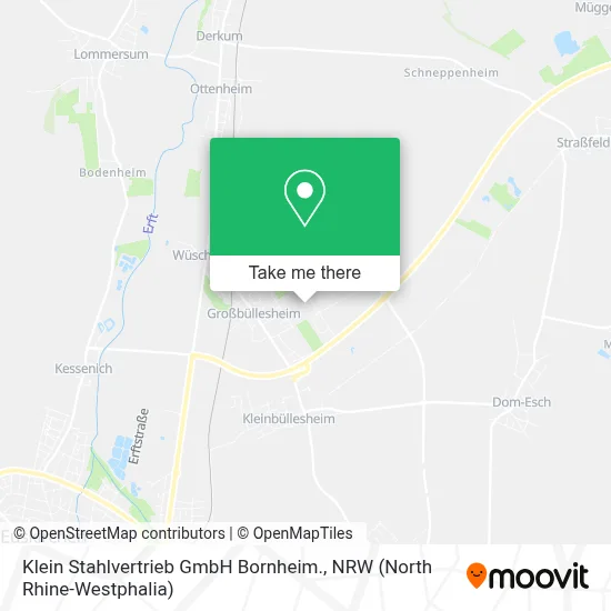 Klein Stahlvertrieb GmbH Bornheim. map