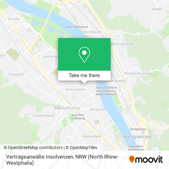 Карта Vertragsanwälte Insolvenzen
