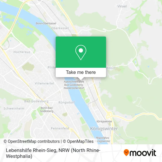 Карта Lebenshilfe Rhein-Sieg