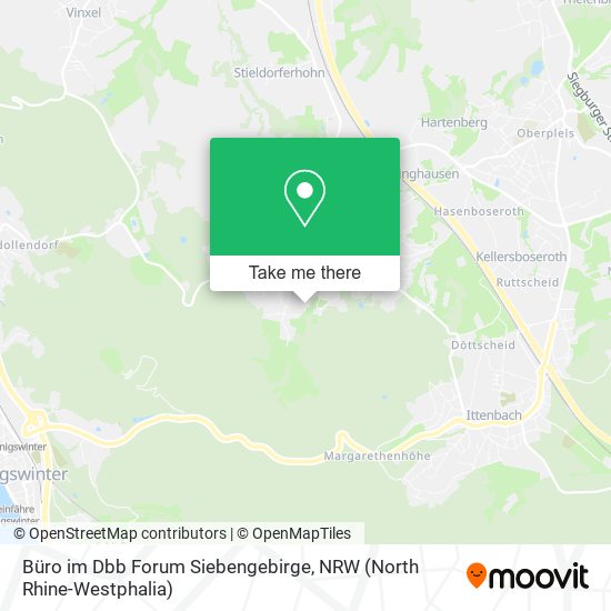 Карта Büro im Dbb Forum Siebengebirge