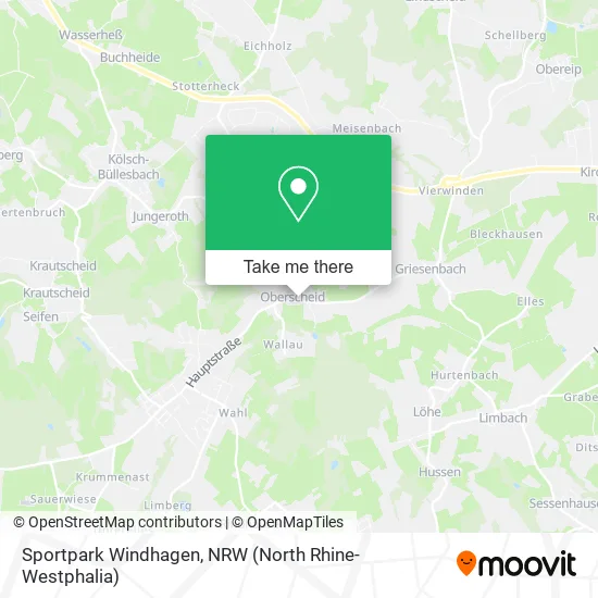 Карта Sportpark Windhagen