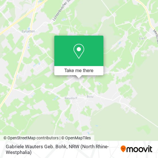 Gabriele Wauters Geb. Bohk map