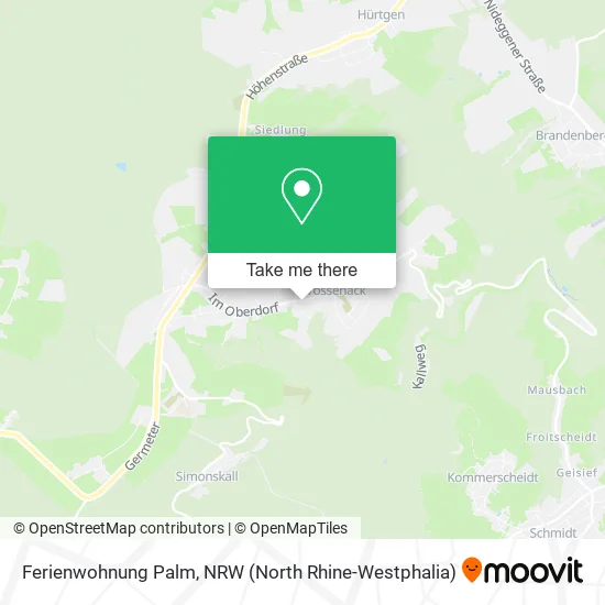 Ferienwohnung Palm map