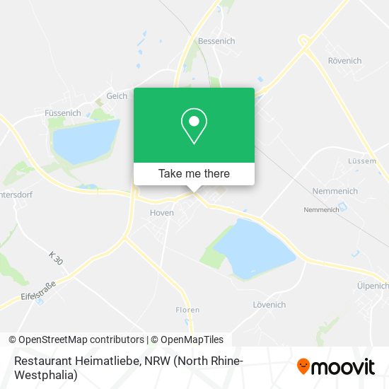 Restaurant Heimatliebe map