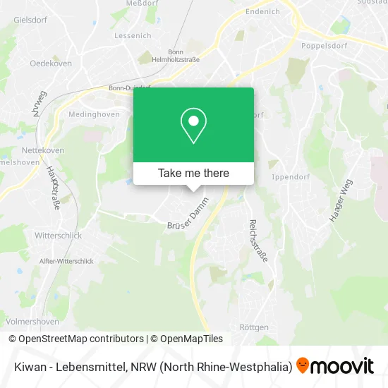 Kiwan - Lebensmittel map