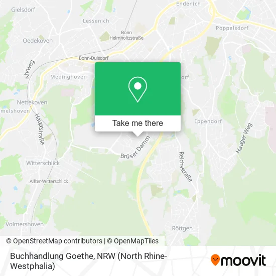 Карта Buchhandlung Goethe