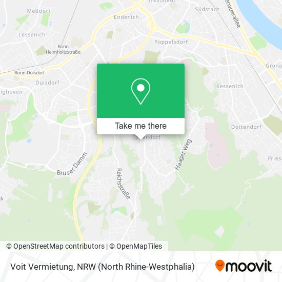 Voit Vermietung map