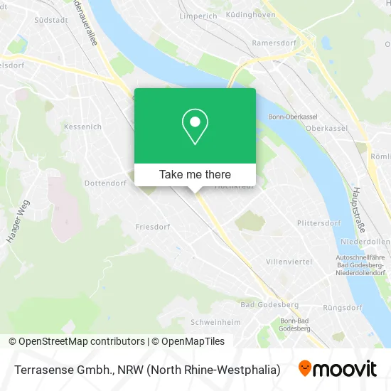 Карта Terrasense Gmbh.
