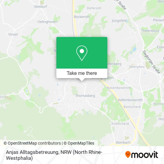 Anjas Alltagsbetreuung map