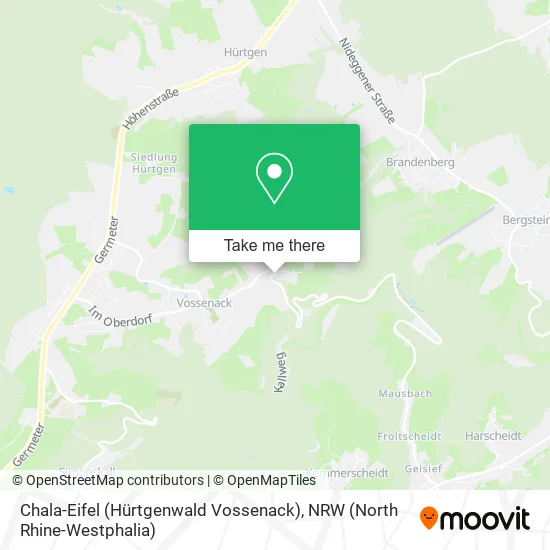 Chala-Eifel (Hürtgenwald Vossenack) map