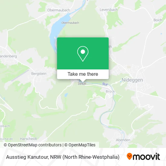 Карта Ausstieg Kanutour